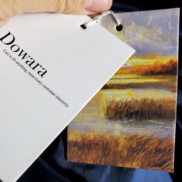 Dowara Comfortable Navy Blazer Size Large NWT - Picture 9 of 11